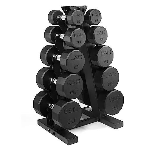 CAP Barbell Rubber Coated 12-Sided Set