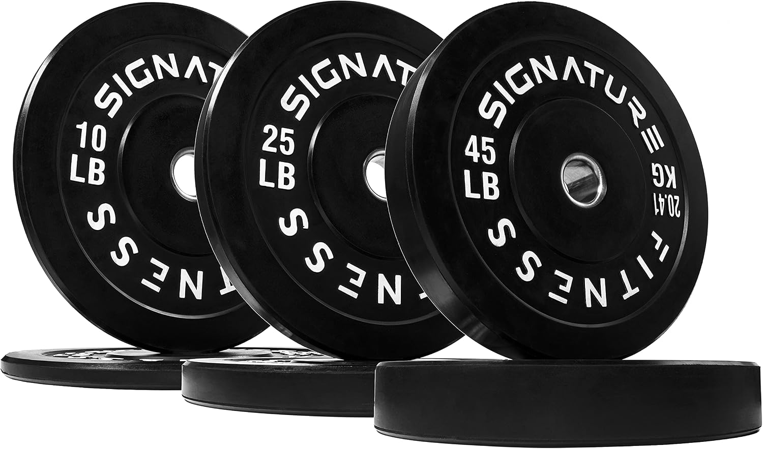 Olympic Bumper Plates, 2" Weight Plates for Strength Training & Weightlifting, Pairs, Sets or Sets with 7FT Barbell, Multiple Options