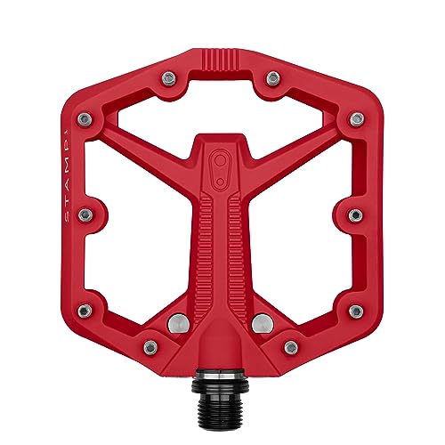 Crankbrothers Stamp Flat MTB Pedals - Size-Specific, Lightweight, Versatile, Durable Bike Pedals