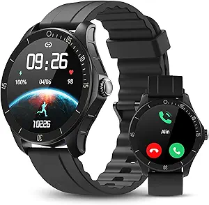 Smart Watches for Men Activity Trackers and Smartwatches Alexa Built-in Smartwatch Make/Answer Call Smart Watch for Men Compatible with iOS & Android Heart Rate Sleep Tracking Mens Smart Watch