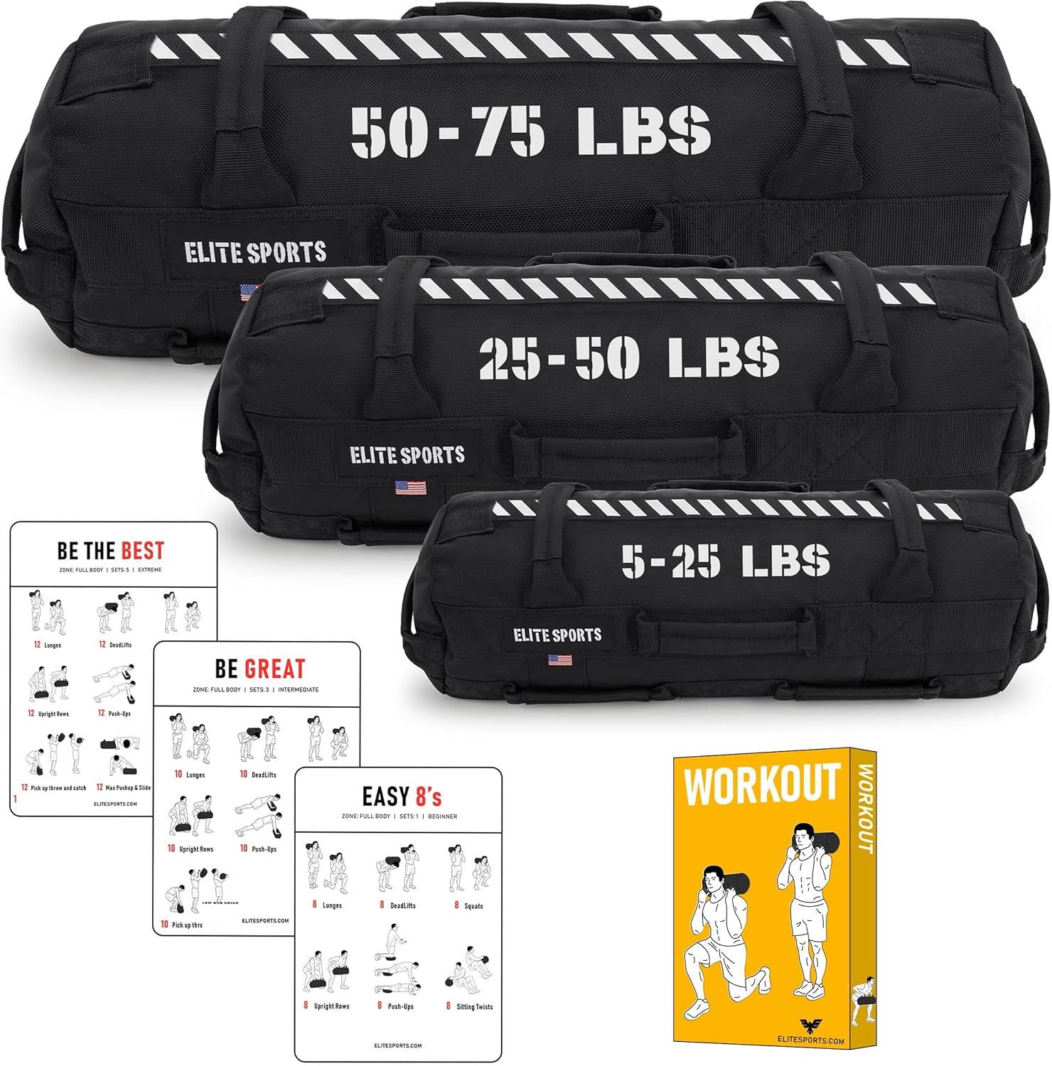 Elite Sports Workout Sandbag (Unfilled)