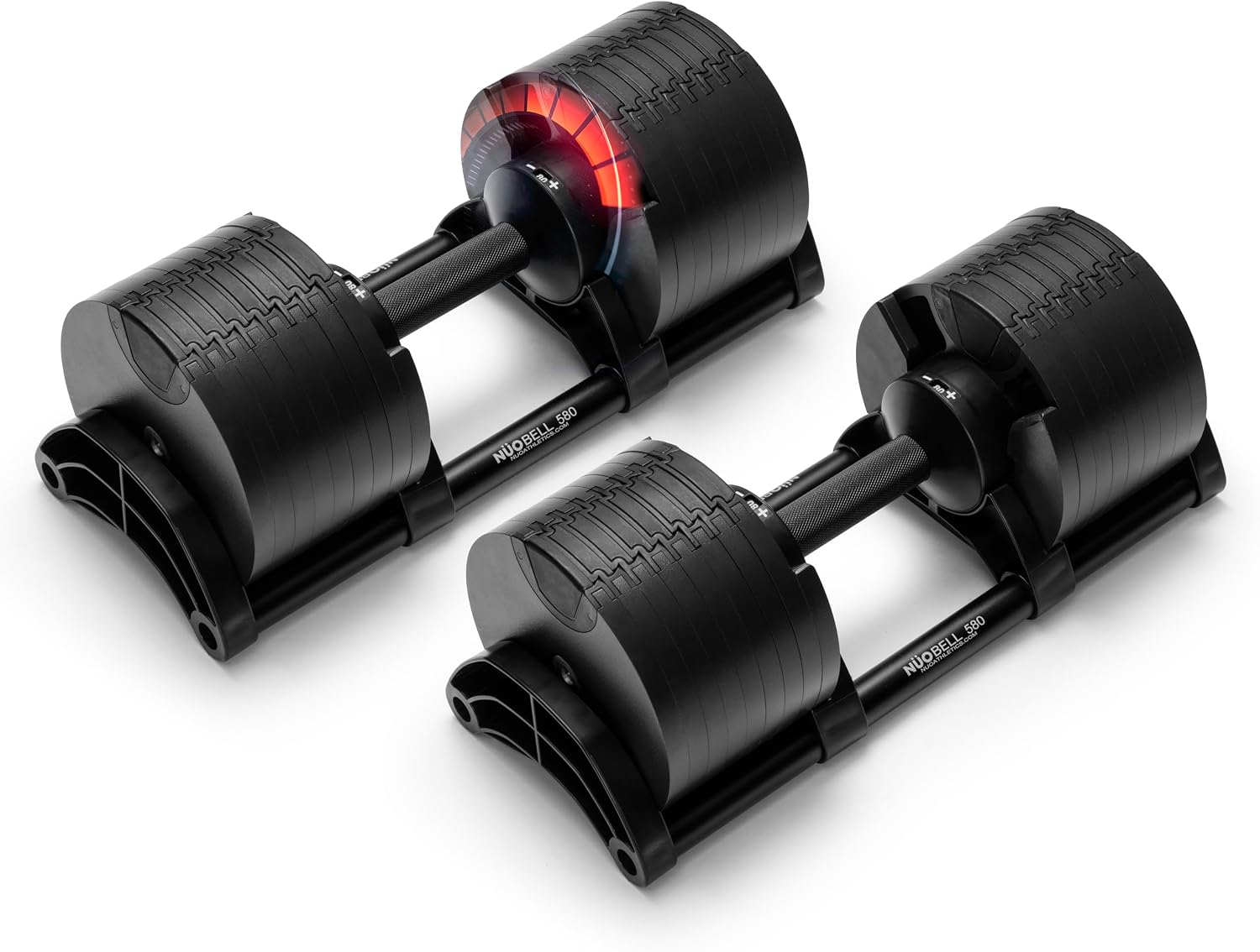 NUOBELL Adjustable Dumbbells 5-80 lbs (Premium)