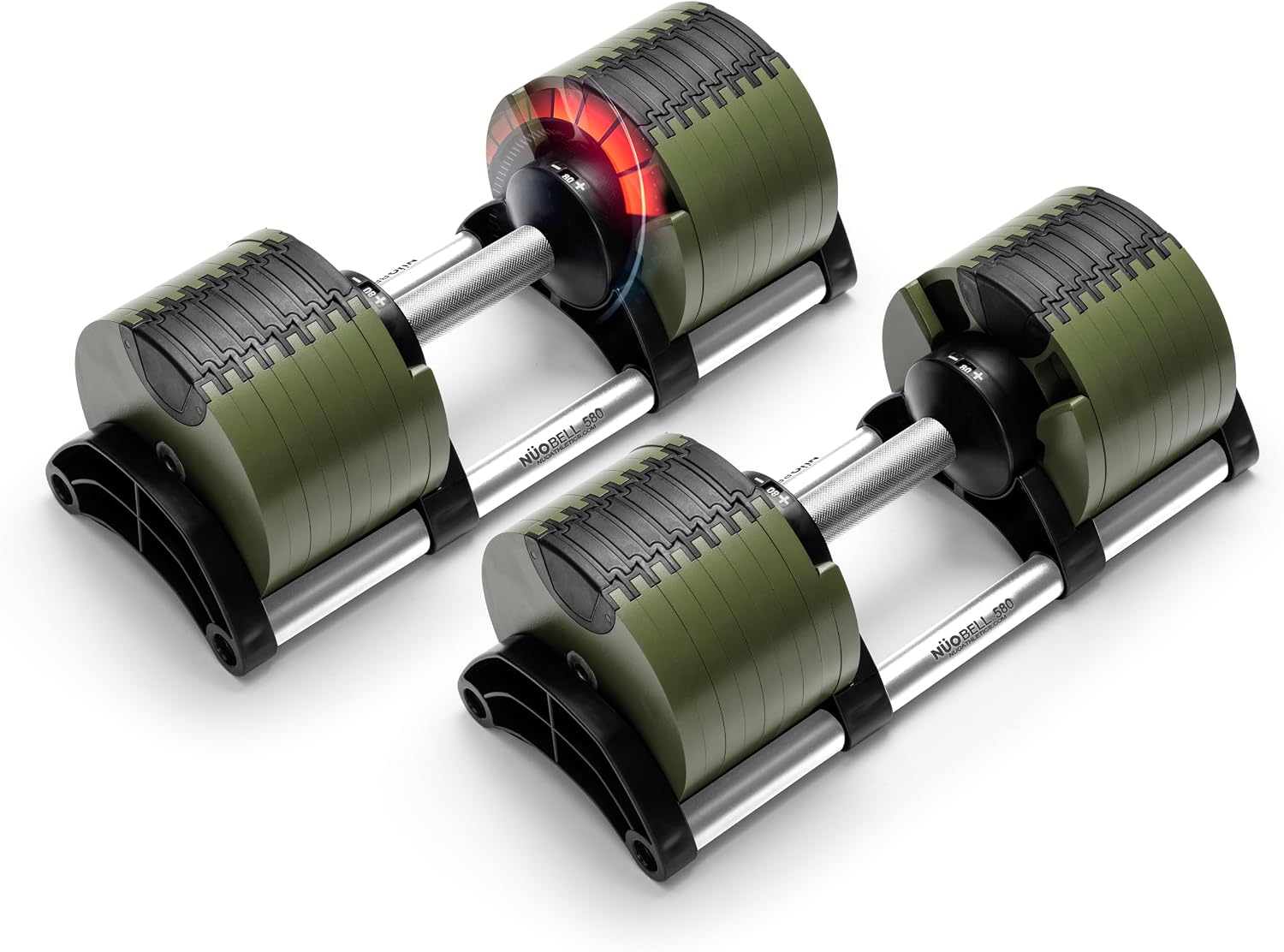 NUOBELL Adjustable Dumbbells 5-80 lbs
