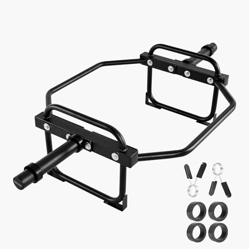 VEVOR Safety Squat Bar, 700 & 1500 LBS, Plus 500 LBS Hex Barbell Trap Bar