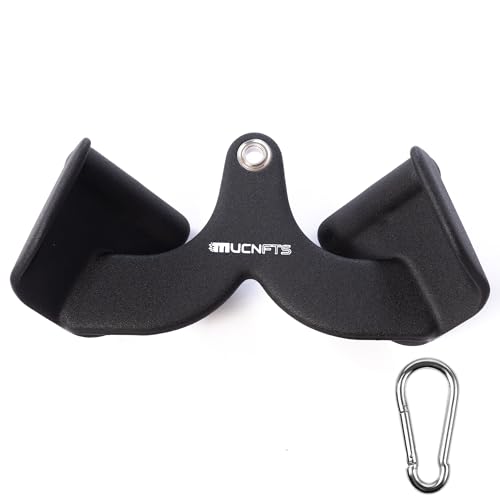 LAT Pulldown Attachments, Thickened Ergonomic Back Tricep Training Handle, LAT Pull Down Bar for Press Down Exercises, Cable Attachments for Gym and Home