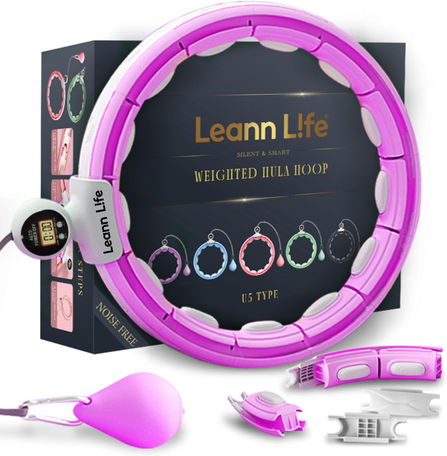 U5-16 Knots Silent Smart Weighted Hoop