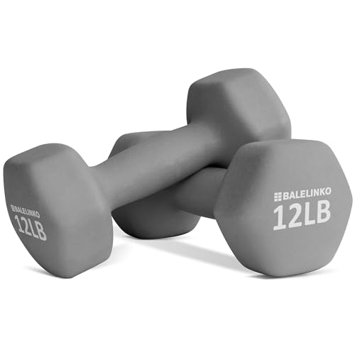 Balelinko Home Gym Equipment Workouts Strength Training Weight Loss Pilates Weights Yoga Sets Weights for Women, Men, Seniors and Youth