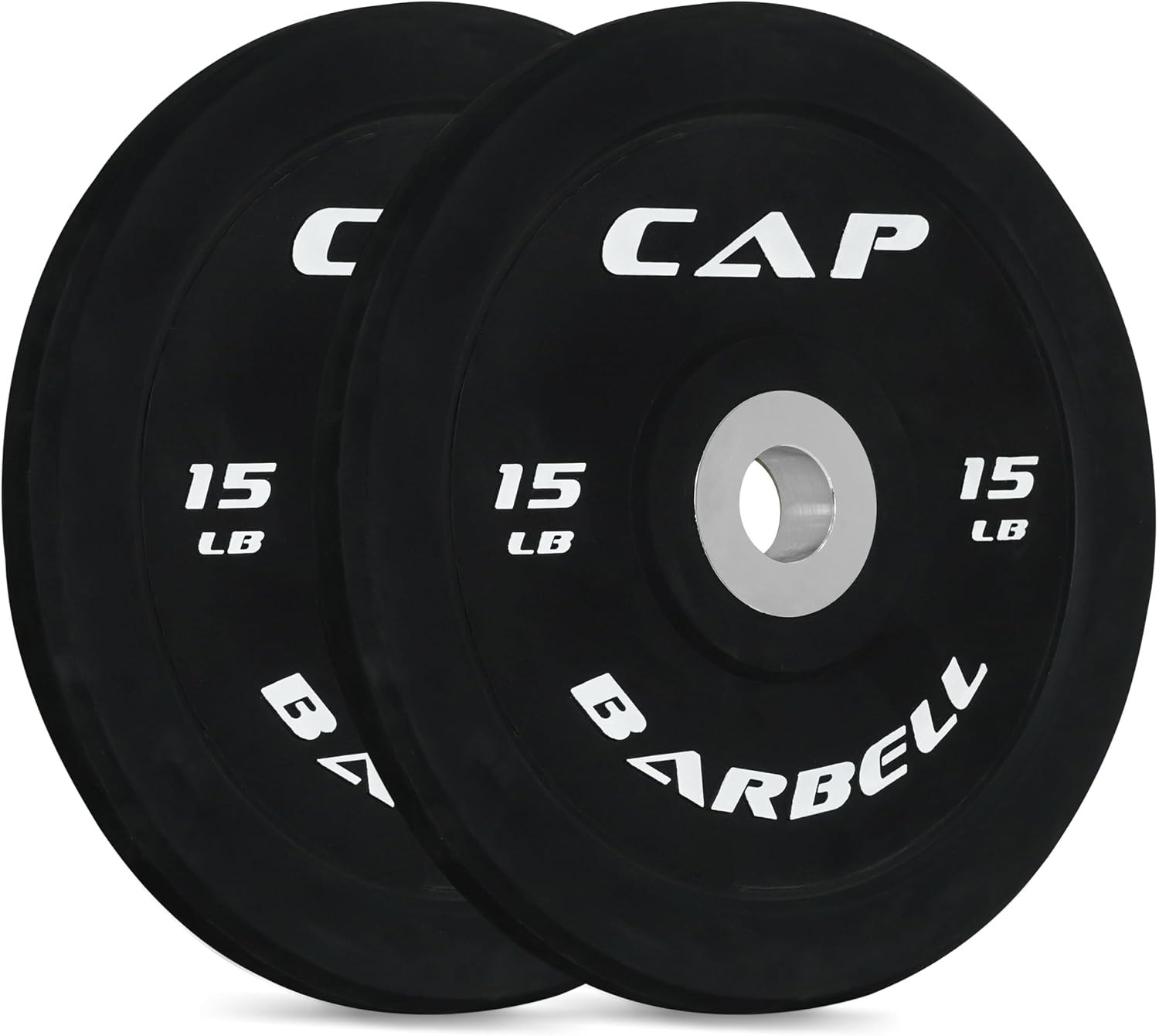 CAP 2×15 lb Rubber Bumper Plates