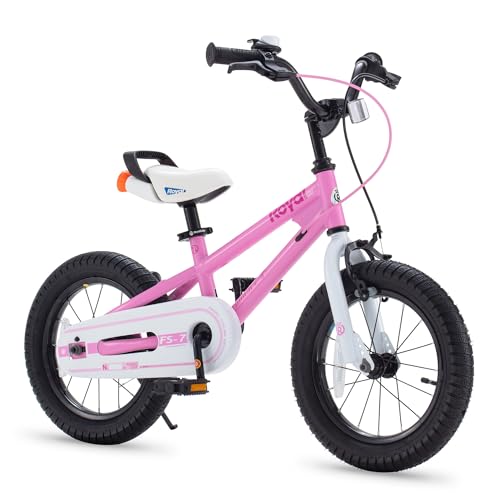 RoyalBaby Kids Bike EZ Balance to Pedal Dual Handbrake Toddlers Boys Girls Bicycle 12-20 Inch for Age 3-10 Years
