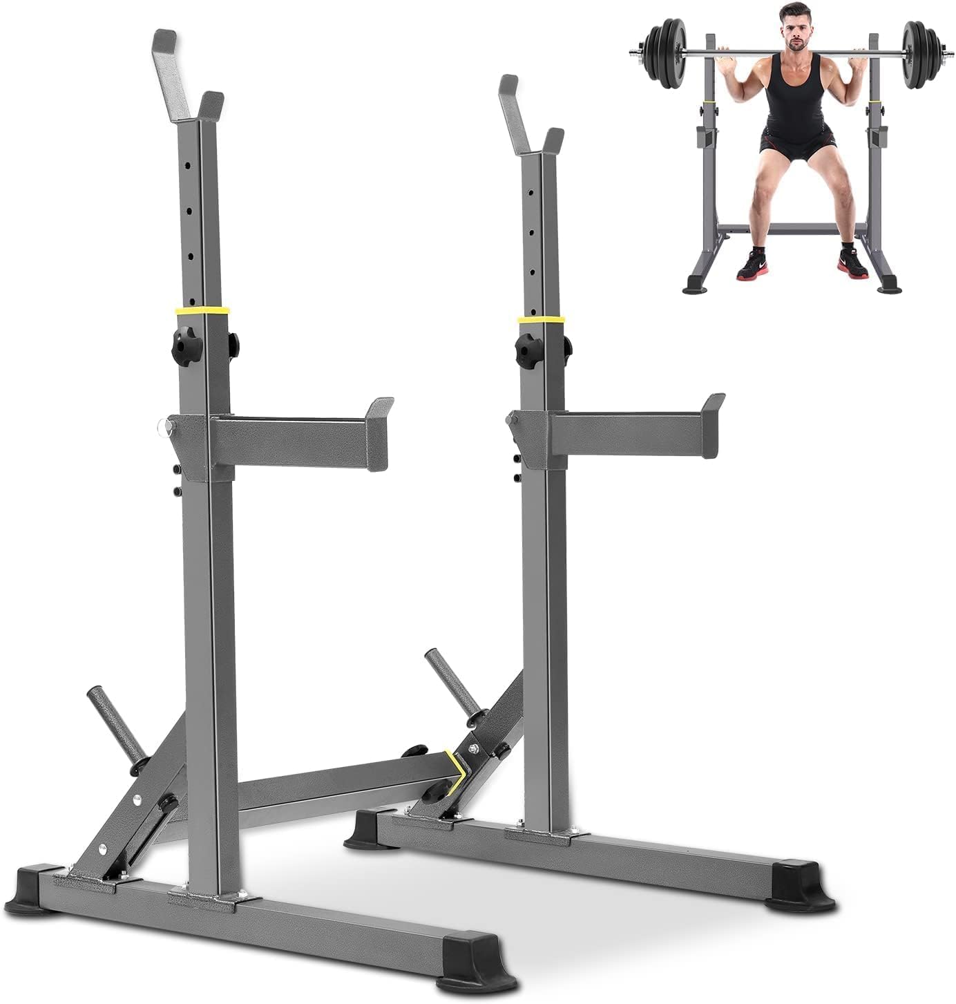 KiNGKANG Adjustable Squat Rack (budget)