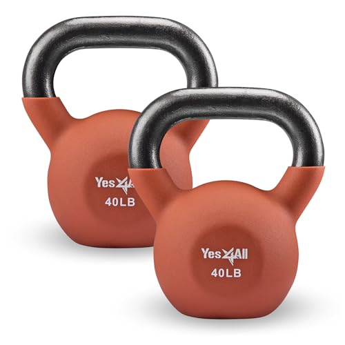 Yes4All Neoprene Coated Kettlebell (5-65 lb)