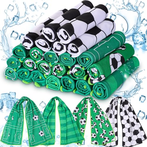 FuWeave 24 Pack Soccer Cooling Towel