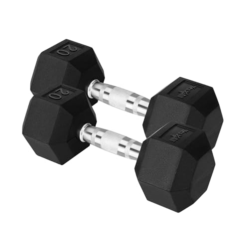 Yes4All PVC-Coated Hex Dumbbells