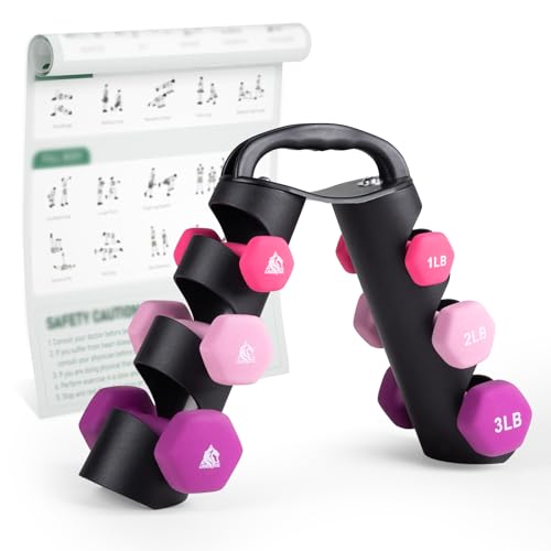 LIONSCOOL Neoprene Dumbbell Set