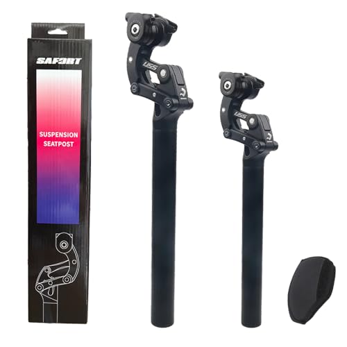 SAFORTBIKES Suspension Seatpost for eBike, USS-SP18, 27.2/28.6/30.0/30.4/30.8/30.9/31.6/31.8/33.9/34.9,365mm/580mm