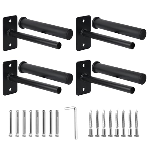 EVERYMATE Weight Plate Rack, Wall Mount Weight Plate Holder for Bumper Plates, Max Weight Capacity 330 lb, Home Gym Organizer