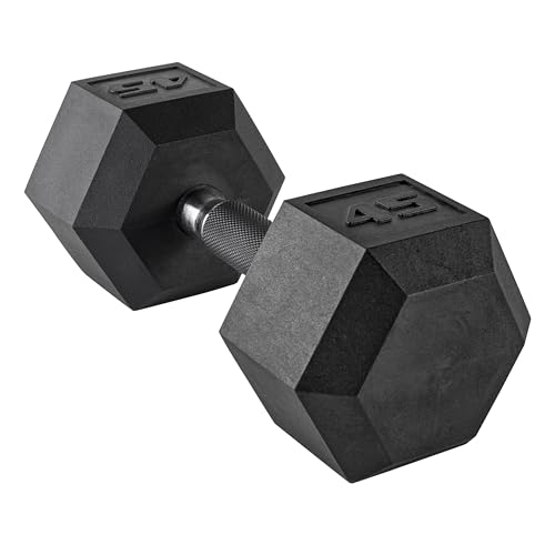 CAP Barbell Coated Hex Dumbbell Weight - Single | 10-120 lbs | Multiple Options