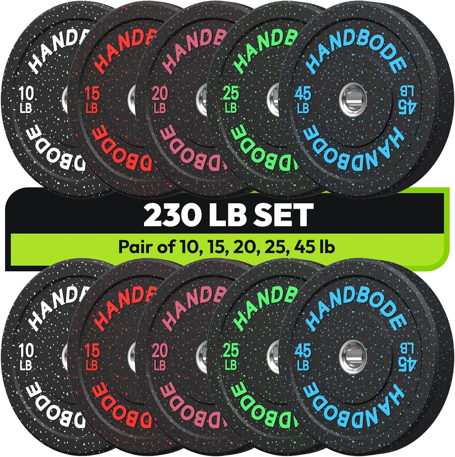 HANDBODE 2-Inch Bumper Plates