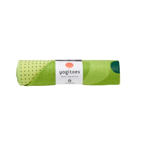 Manduka Yogitoes Hot Yoga Mat Towel - 71" | Moisture Activated Grip | Patented Silicone Nubs | Highly Absorbent, Durable & Easy Care | Made from Recycled Materials | 71 x 24 Inches