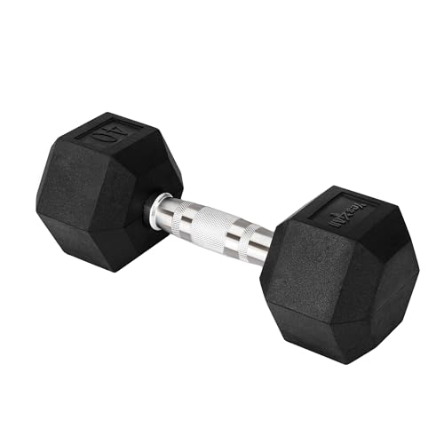 Yes4All Chrome Grip Encased Hex Dumbbells