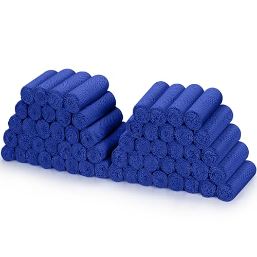 Biange Cooling Towels (40"x 12", Pack of 60) for Neck and Face, Cold Towel for Hot Weather, Sports, Workout, Fitness, Gym, Yoga, Golf, Pilates, Travel, Camping & More