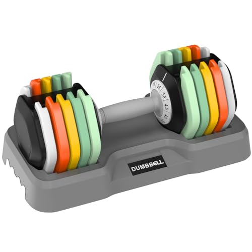 HYPATA 25/55 lbs Pair Adjustable Dumbbell Set