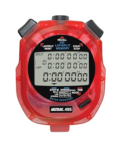 ULTRAK 495 Stopwatch (Red)
