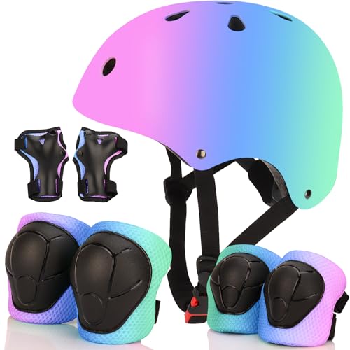 Color Gradient Adjustable Bike Helmet