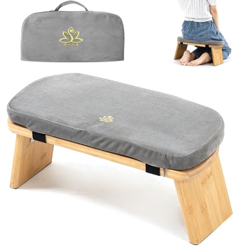 Meditation Bench (Grey & Bag)
