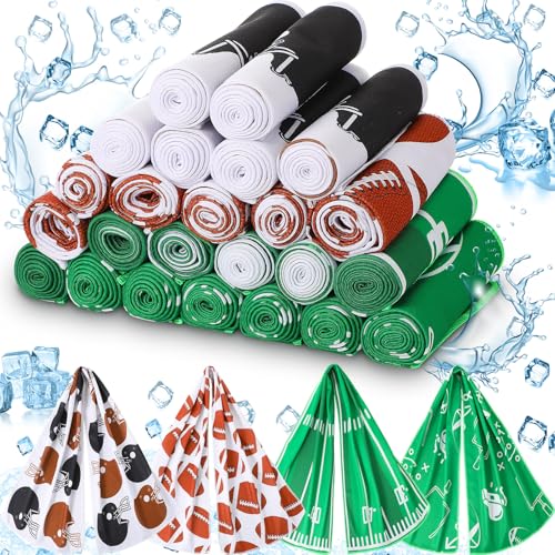 FuWeave 24 Pack Football Cooling Towel
