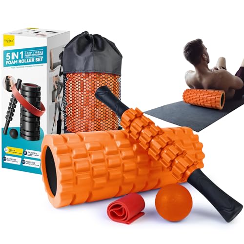 Krightlink 5 in 1 Foam Roller Set