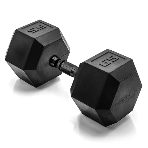 CAP Barbell Coated Hex Dumbbell Weight - Single | 10-120 lbs | Multiple Options
