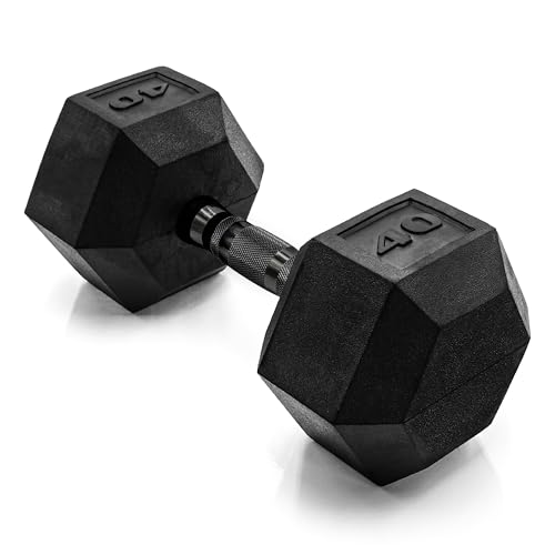 CAP Barbell Coated Hex Dumbbell Weight - Single | 10-120 lbs | Multiple Options