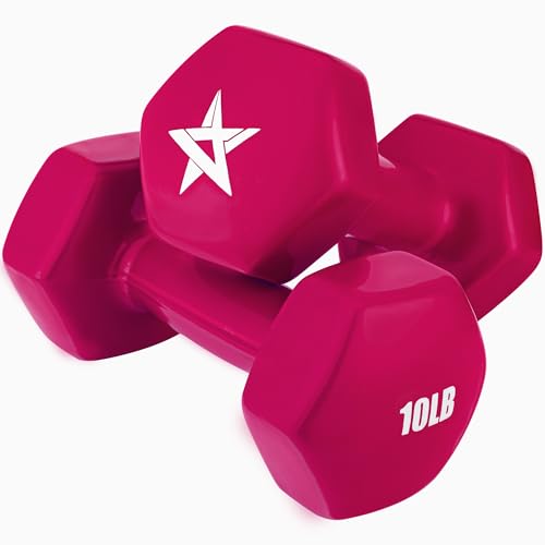 Yes4All Vinyl Hex Dumbbells