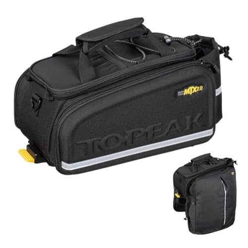 Topeak MTX TrunkBag - Rear Bicycle Bag - Spacious Storage and Easy Mounting