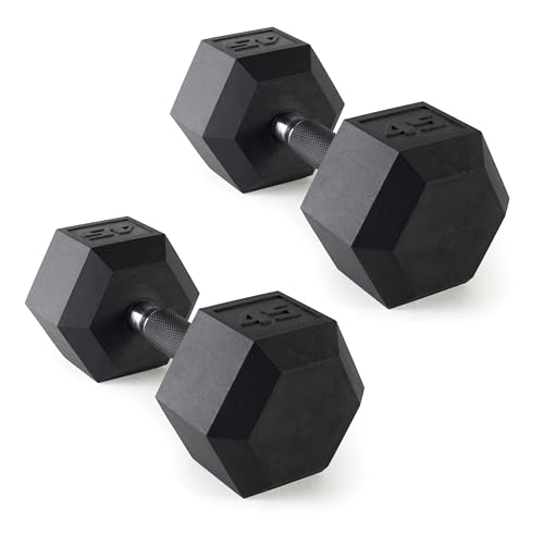 CAP Barbell Coated Dumbbell Weight | Multiple Options Pairs & Sets