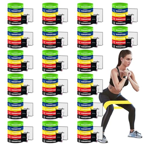 KANGFITER 100 PCS Resistance Bands