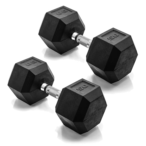 CAP Barbell Coated Dumbbell Weight (50 lb pair)