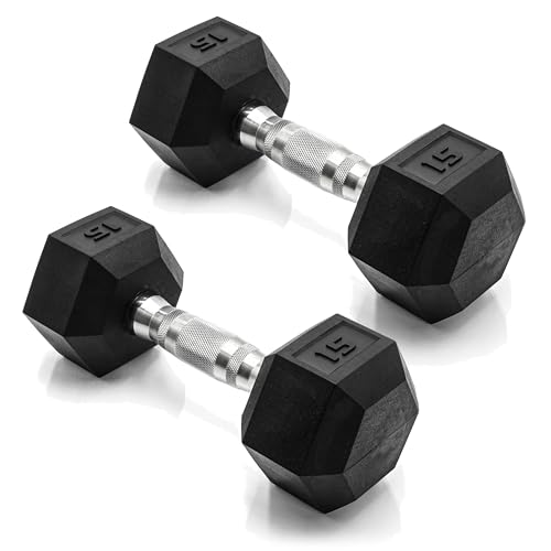 CAP Barbell Coated 15 lb Pair