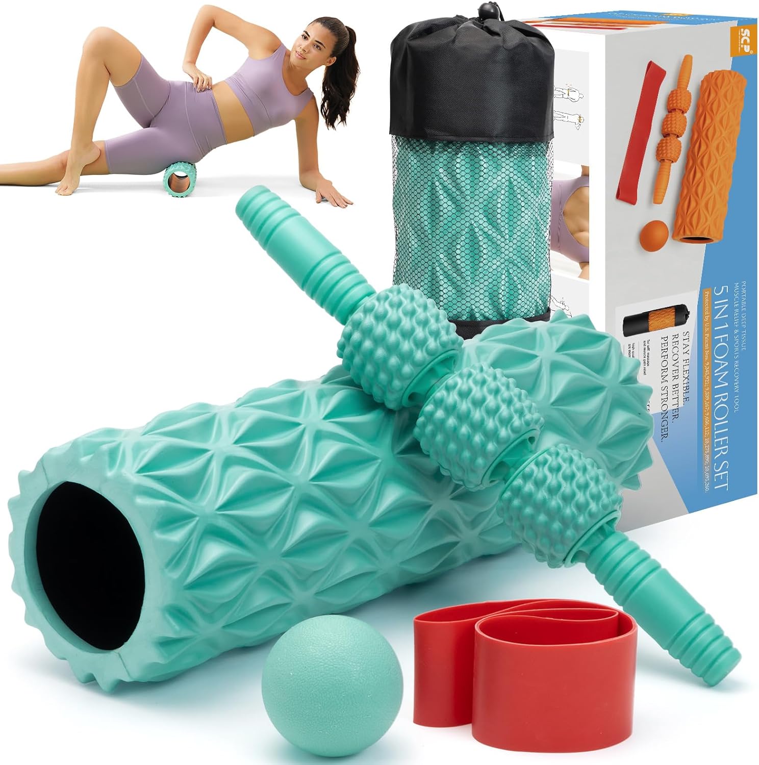 5 in1 Foam Roller Set (SUBCULTUREPICK)