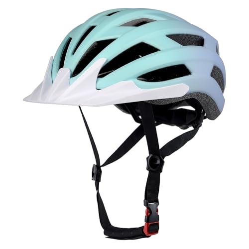 Bike Helmet for Adults Women Men Youth Kids, Lightweight Mountain Road Bicycle Cycling Helmets with Adjustable Dial, 2 Detachable Visor
