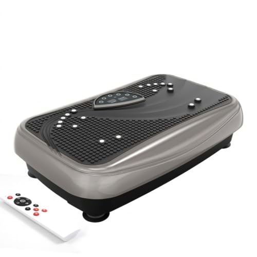 UCIN Vibration Plate Exercise Machine, Vibration Plate for Lymphatic Drainage, 330 Lbs Capacity Vibrating Plate for Weight Loss Home Fitness with Resistance Bands/Pilates Ball