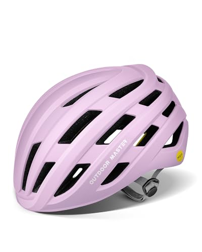 OutdoorMaster MIPS Bike Helmet for Adults-Two Removable Liners & Ventilation in Multi-Environment - Road Bicycle Helmets in Mountain, Motorway for Youth & Adult