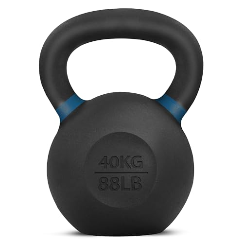 Title: Yes4All Kettlebell, 20 KG / 44 LB Powder Coated Cast Iron Kettlebells for Strength Training, Conditioning, Swings, Squats & Full Body Workout in Home Gym - Green