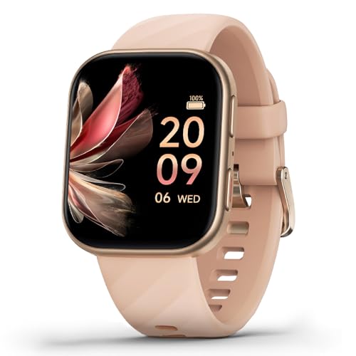 FITVII Health & Fitness Tracker (Answer/Make Calls), Smart Watch with 24/7 Heart Rate and Blood Pressure, Sleep Tracking, Blood Oxygen Monitor, 120+ Sport Mode Activity Tracker for Women Men