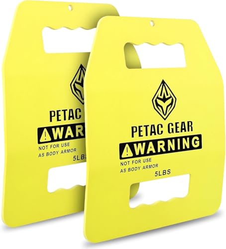 PETAC GEAR Tactical Weights Plates For Weighted Vest For Men Workout,5/10/15/20 LBS Weight Strength Training Vests Equipment Workout Gear