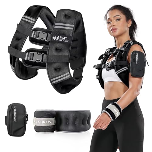 Weighted Vest Woman 5 12 15 20 25 30 lb Weight Vest with Ironsand for Walking Strength Training Running Workout
