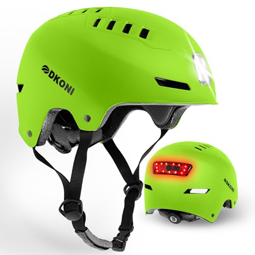 DKONI Bike Helmet with LED Lights