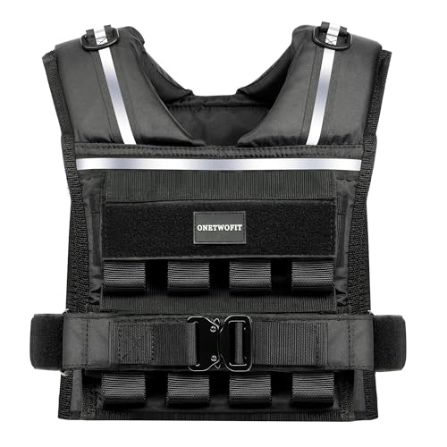 ONETWOFIT Adjustable Weighted Vest