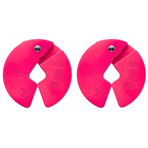 Micro Gainz Dumbbell Fractional 1.25lb Weight Plate, Ideal for Micro Loading, (Choose Color) 2 Piece Fractional Weight Plates, Designed for Dumbbell Training, Made In USA
